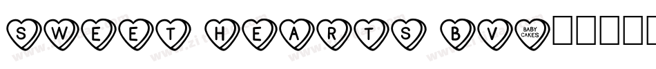 Sweet Hearts BV字体转换